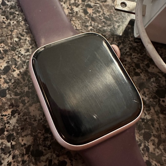 Apple Watch Series 9 [GPS 45mm] Smartwatch with Pink Aluminum Case - Picture 2 of 3